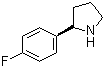 structure of CAS# 298690-89-8, (R)-2-(4-Fluorophenyl)pyrrolidine