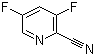 2-Cyano-3,5-difluoropyridine molecular structure (CAS 298709-29-2)