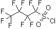structure of CAS# 2991-84-6, Perfluorobutanesulfonyl chloride;1,1,2,2,3,3,4,4,4-Nonafluoro-1-butanesulfonyl chloride; NSC 292150; Nonafluorobutanesulfonyl chloride; Perfluorobutylsulfonyl chloride