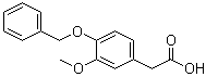 4-Benzyloxy-3-methoxyphenylacetic acid molecular structure (CAS 29973-91-9)