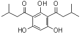 1,1'-(2,4,6-三羟基-1,3-亚苯基)双[3-甲基-1-丁酮]分子结构 (CAS 2999-10-2)