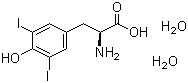 3,5-Diiodo-L-tyrosine dihydrate molecular structure (CAS 300-39-0)