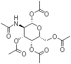 2-(乙酰氨基)-2-脱氧-beta-D-半乳糖 1,3,4,6-四乙酸酯分子结构 (CAS 3006-60-8)