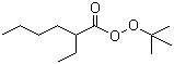 structure of CAS# 3006-82-4, tert-Butyl peroxy-2-ethylhexanoate;2-Ethyl-hexaneperoxoic acid 1,1-dimethylethyl ester