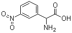 结构式 CAS# 30077-08-8, alpha-氨基-3-硝基苯乙酸