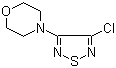 3-Chloro-4-morpholino-1,2,5-thiadiazole molecular structure (CAS 30165-96-9)