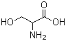 结构式 CAS# 302-84-1, 丝氨酸; DL-2-氨基-3-羟基丙酸