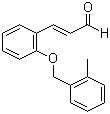 (2E)-3-[2-[(2-Methylphenyl)methoxy]phenyl]-2-propenal molecular structure (CAS 302356-18-9)