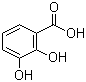 2,3-二羟基苯甲酸分子结构 (CAS 303-38-8)