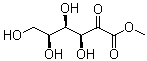 结构式 CAS# 3031-98-9, 2-氧代-L-古洛糖酸甲酯