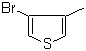 3-Bromo-4-methylthiophene molecular structure (CAS 30318-99-1)