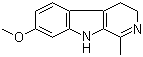 结构式 CAS# 304-21-2, 骆驼蓬碱; 骆驼蓬灵; 7-甲氧基-1-甲基-4,9-二氢-3H-吡啶并[3,4-b]吲哚