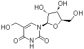 结构式 CAS# 30414-00-7, 5-羟甲基尿苷