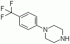 结构式 CAS# 30459-17-7, 1-(4-三氟甲基苯基)哌嗪