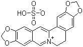 Isocoptisine sulfate molecular structure (CAS 30462-71-6)