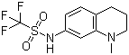 1,1,1-Trifluoro-N-(1,2,3,4-tetrahydro-1-methyl-7-quinolinyl)methanesulfonamide molecular structure (CAS 304690-95-7)