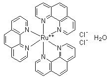 Dichlorotris(1,10-phenanthroline)ruthenium hydrate molecular structure (CAS 304695-79-2)