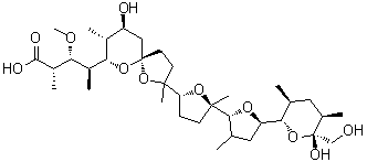 Monensin B molecular structure (CAS 30485-16-6)