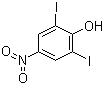 2,6-Diiodo-4-nitrophenol molecular structure (CAS 305-85-1)