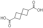 结构式 CAS# 3057-91-8, 螺[3.3]庚烷-2,6-二羧酸