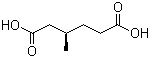 structure of CAS# 3058-01-3, 3-Methyladipic acid;3-Methylhexanedioic acid