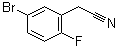 structure of CAS# 305800-60-6, 5-Bromo-2-fluorobenzeneacetonitrile;(5-Bromo-2-fluorophenyl)acetonitrile