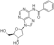 N6-Benzoyl-2'-deoxyadenosine molecular structure (CAS 305808-19-9)