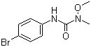 结构式 CAS# 3060-89-7, 溴谷隆; 3-对溴苯基-1-甲氧基甲基脲; N-(4-溴苯基)-N'-甲氧基-N'-甲基脲