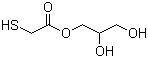 Glyceryl monothioglycolate molecular structure (CAS 30618-84-9)