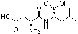 结构式 CAS# 3062-14-4, L-alpha-天冬氨酰-L-亮氨酸