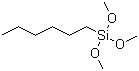结构式 CAS# 3069-19-0, 正己基三甲氧基硅烷