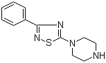 3-苯基-5-哌嗪基-1,2,4-噻二唑分子结构 (CAS 306935-14-8)
