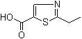 2-乙基-5-噻唑羧酸分子结构 (CAS 30709-68-3)