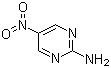 结构式 CAS# 3073-77-6, 2-氨基-5-硝基嘧啶