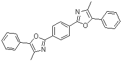 1,4-Bis[2-(4-methyl-5-phenyloxazolyl)]benzene molecular structure (CAS 3073-87-8)