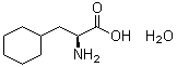 (alphaS)-alpha-Aminocyclohexanepropanoic acid monohydrate molecular structure (CAS 307310-72-1)