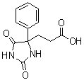 2,5-二氧代-4-苯基-4-咪唑烷丙酸分子结构 (CAS 30741-72-1)