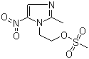 2-Methyl-5-nitro-1H-imidazole-1-ethyl methanesulfonate molecular structure (CAS 30746-54-4)