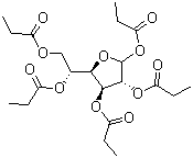 1,2,3,5,6-Penta-O-propanoyl-D-glucofuranose molecular structure (CAS 307531-77-7)
