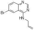6-Bromo-N-2-propen-1-yl-4-quinazolinamine molecular structure (CAS 307538-42-7)