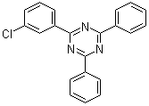 2-(3-Chlorophenyl)-4,6-diphenyl-1,3,5-triazine molecular structure (CAS 307929-32-4)