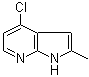 4-Chloro-2-methyl-1H-pyrrolo[2,3-b]pyridine molecular structure (CAS 307951-53-7)