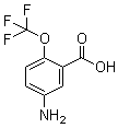 5-Amino-2-(trifluoromethoxy)benzoic acid molecular structure (CAS 307989-56-6)
