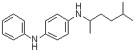 结构式 CAS# 3081-01-4, N-(1,4-二甲基戊基)-N'-苯基对苯二胺