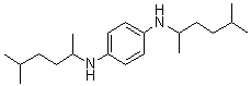结构式 CAS# 3081-14-9, N,N'-二(1,4-二甲基戊基)-1,4-苯二胺