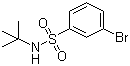 结构式 CAS# 308283-47-8, N-叔丁基-3-溴苯磺酰胺