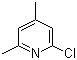 2-氯-4,6-二甲基吡啶分子结构 (CAS 30838-93-8)