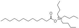 结构式 CAS# 3090-36-6, 三丁基锡单月桂酸酯