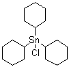 structure of CAS# 3091-32-5, Tricyclohexylstannyl chloride;Chlorotricyclohexylstannane; Chlorotricyclohexyltin; NSC 202692