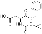 Boc-L-aspartic acid 1-benzyl ester molecular structure (CAS 30925-18-9)